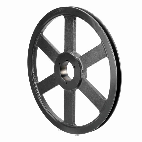 1 Groove Cast Iron Bushed Bore Multiple Sheave, 1B5V160